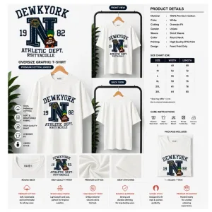 DEWKYORK Oversize Graphic T-Shirt