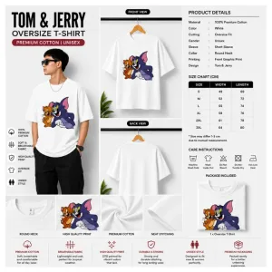 Tom & Jerry Oversize T-Shirt