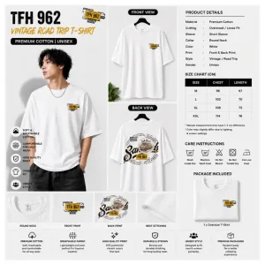TFH 962 Vintage Road Trip Oversize T-Shirt