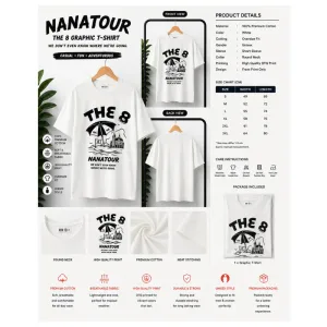 THE 8 NANATOUR Graphic T-Shirt