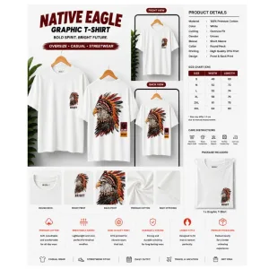 Eagle Graphic Oversize T-Shirt