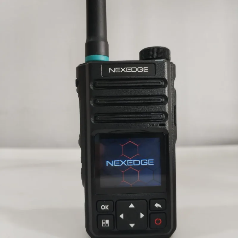 NEXEDGE NX328 Android 8 Keypad Zello 4g Lte Jaringan Kad Tunggal Radio Tangan Hitam Talkie Walkie Audio Amplifier Set dengan Bateri 5200mAh & Bluetooth V3.0 Elektronik thumbnail 2