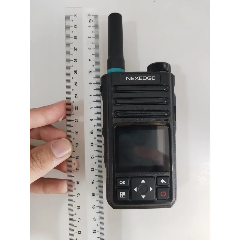 NEXEDGE NX328 Android 8 Keypad Zello 4g Lte Jaringan Kad Tunggal Radio Tangan Hitam Talkie Walkie Audio Amplifier Set dengan Bateri 5200mAh & Bluetooth V3.0 Elektronik thumbnail 3
