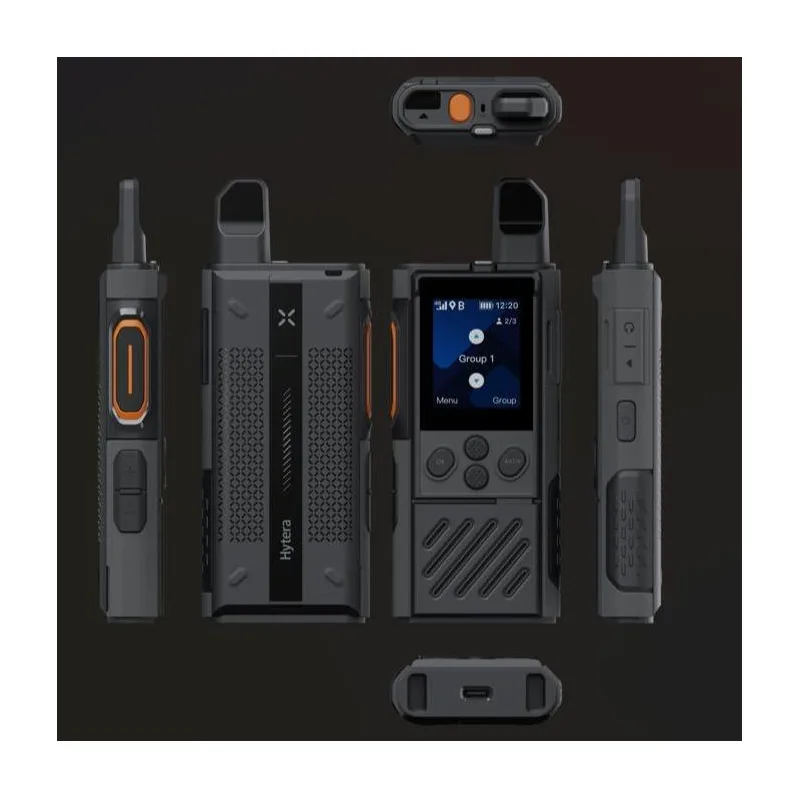 Hytera P30 Server Talkie Slim Compact IP54 MCMC SIRIM 3000mAH Type C Logistics security Retail Hospital CRTOS Walkie Audio