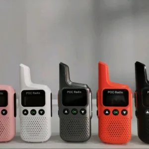 [SEBIJI]M1 CAT IP54 NOISE CANCELLATION OREN PUTIH HITAM PINK KELABU Walkie Talkie Audio Plastik Elektronik Bergerak Pemancu SIM Kad Radio Set dengan 1200mAh Bateri Cartoon
