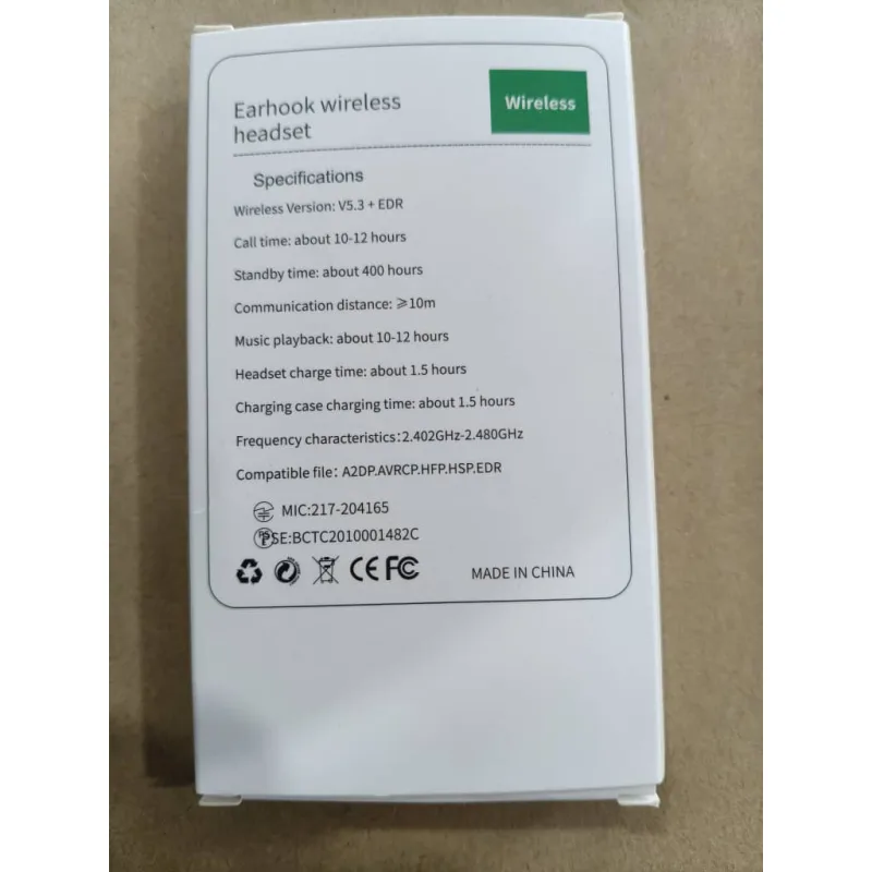 Hi-End Wireless Bluetooth Earphone Noise Cancellation Ultra Light Weight Audio Mic untuk Pengalaman Audio Lebih Baik dan Komunikasi Jelas thumbnail 2