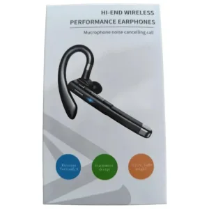 Hi-End Wireless Bluetooth Earphone Noise Cancellation Ultra Light Weight Audio Mic untuk Pengalaman Audio Lebih Baik dan Komunikasi Jelas