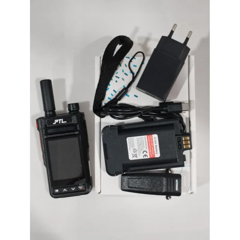 PTL K930 Walkie Talkie Audio Elektrik IP-55 4G LTE SIM Radio Set dengan GPS 4200mAh Bateri Tahan Air & Debu Sesuai untuk Petugas Keselamatan 8.1.0 Zello Bluetooth Wifi Touch Screen thumbnail 3