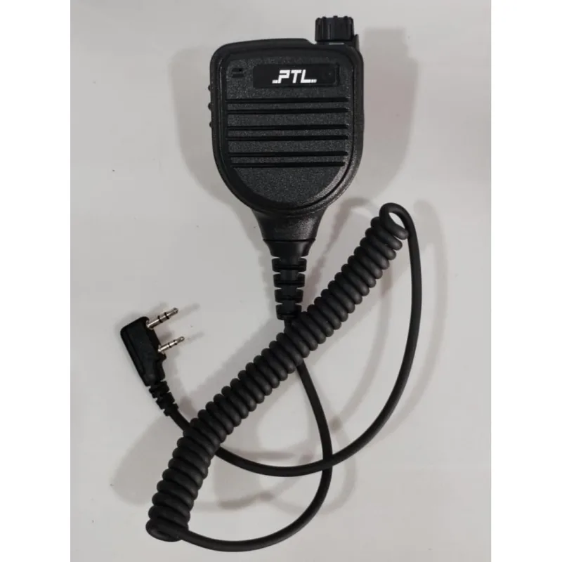 PTL WAYAR MIC 2PIN K TYPE PTL850 Walkie Talkie untuk Komunikasi Jarak Jauh dengan Kabel Spiral Port 2PIN Audio Berkualiti Tinggi