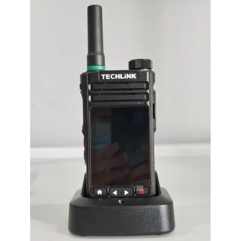 TECHLINK TL880 4G POC Walkie Talkie Zello Sekali Caj Duduk 5200mAH Android 8 Audio Radio Komunikasi Touch Screen