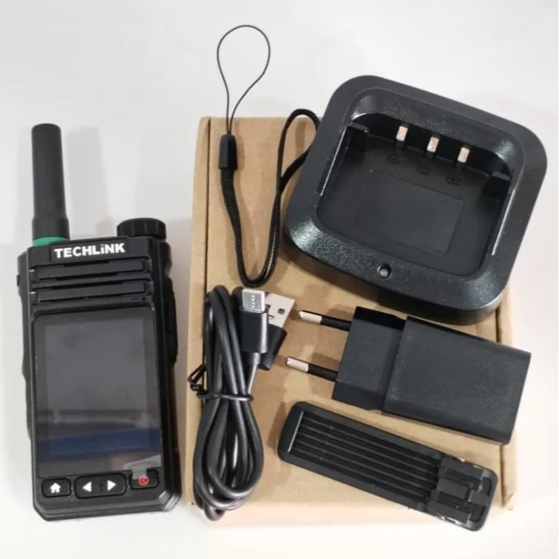 TECHLINK TL880 4G POC Walkie Talkie Zello Sekali Caj Duduk 5200mAH Android 8 Audio Radio Komunikasi Touch Screen thumbnail 5