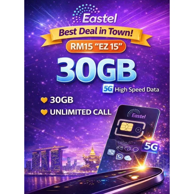 EASTEL CARD SAJE [UMOBILE LINE] SIMCARD PREPAID HIGH SPEED HOTSPOT HARGA SIMCARD SAJE BEST VALUE Phone Phone
