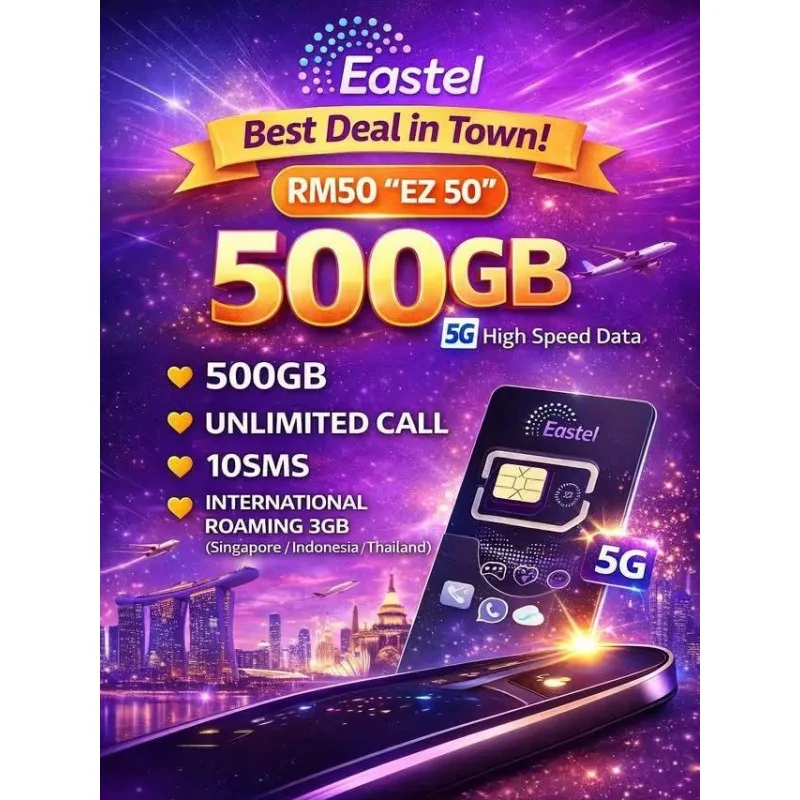 EASTEL CARD SAJE [UMOBILE LINE] SIMCARD PREPAID HIGH SPEED HOTSPOT HARGA SIMCARD SAJE BEST VALUE Phone Phone thumbnail 3