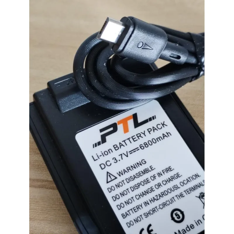 PTL10 Android 5 atau 8 Zello (TAK ADA CAJ DUDUK)Bluetooth Wifi Walkie Talkie Audio Plastik Elektronik Bergerak Pemancu SIM Kad Radio Set dengan 6800mAh Bateri dan 5W-10W Kuasa Keluaran thumbnail 2
