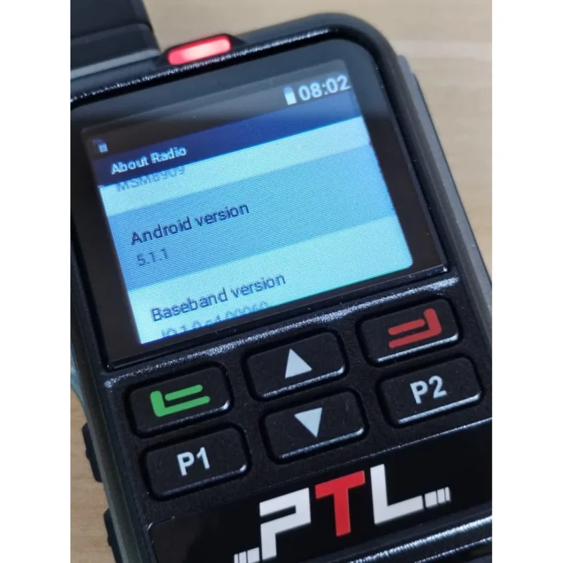 PTL 393 SLIM LASAK Zello 4G Lte Jaringan Single Card Handheld Radio Amplifier Audio Wireless Hitam set dengan Skrin LED 1.77 inci Android 5.1 Qualcomm Prosesor 4000mAh Bateri Type C Kabel thumbnail 3