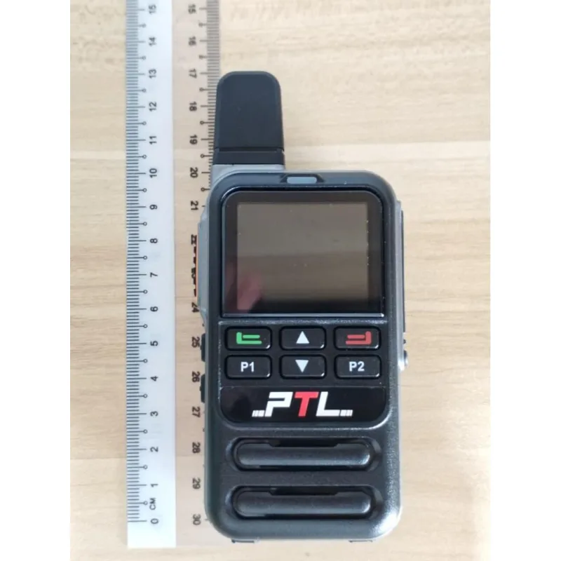 PTL 393 SLIM LASAK Zello 4G Lte Jaringan Single Card Handheld Radio Amplifier Audio Wireless Hitam set dengan Skrin LED 1.77 inci Android 5.1 Qualcomm Prosesor 4000mAh Bateri Type C Kabel thumbnail 2