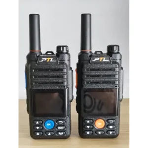 [SEBIJI]PTL3 Zello sekali caj duduk button oren atau biru Bluetooth Wifi Walkie Talkie Audio Plastik Elektronik Bergerak Pemancu SIM Kad Radio Set dengan 6800mAh Bateri dan 5W-10W Kuasa Keluaran