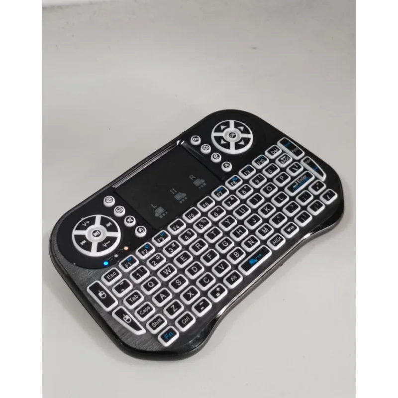 Mini Bluetooth Keyboard 2.4GHz Wireless untuk PC Pad Android TV Box Proyektor dan Google TV Box Koneksi Mudah Portabel Kompatibel