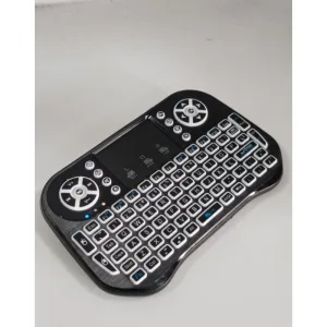 Mini Bluetooth Keyboard 2.4GHz Wireless untuk PC Pad Android TV Box Proyektor dan Google TV Box Koneksi Mudah Portabel Kompatibel