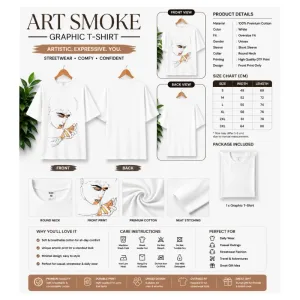 Art Smoke Graphic T-Shirt