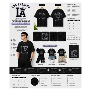 LA Crown Oversize T-Shirt