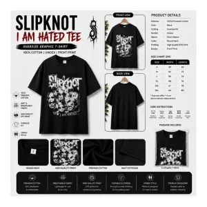 Slipknot I Am Hated Graphic Tee Oversize T-Shirt