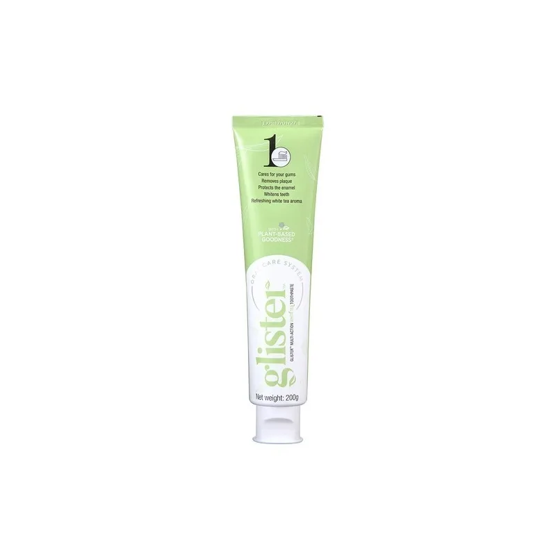 NEW GLISTER Multi-Action White Tea Toothpaste - 200g thumbnail 2