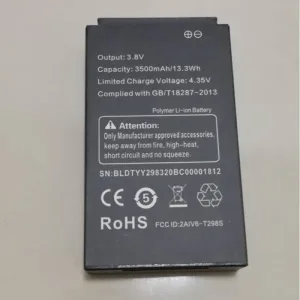 INRICO VOICECOM T298S/T320/V298/V298PRO/V970/V968/TL500/TL550 Battery 3500mAH