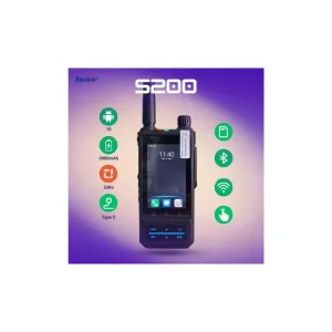 INRICO S200 Android 10 2+32GB TAD C TDD-LTE/FDD-LTE/WCDMA/GSM POC Radio ZELLO 4G 4000mAh Audio Talk Walkie Talkie Wireless dengan Bluetooth 4.0 & BLE, Kamera 13.0mp Belakang, 2....