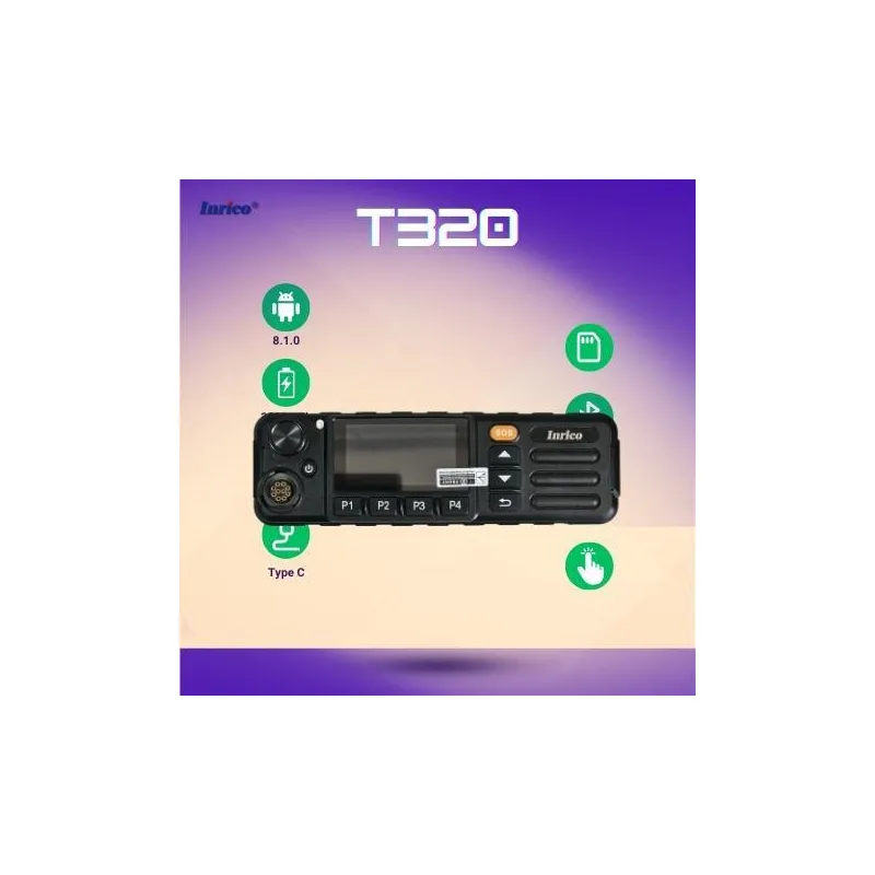INRICO TM7 Plus 4G Radio Telefon Bimbit dengan Layar Sentuh & Kamera Eksternal Pilihan GPS & Kompas Presisi Navigasi dan Posisi