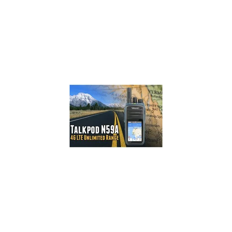 Talkpod N59 4G LTE Zello Wifi PTT Network Touch Screen Walkie Talkie WITH CAMERA Audio Wireless thumbnail 5
