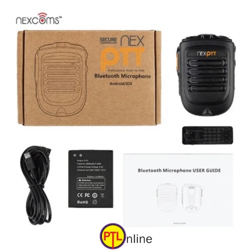 NexPTT/INRICO BM01 Bluetooth Mic for Zello and Network Radio Walkie Talkie PoC Wireless Electronic Device Mobile Talk Audio thumbnail 2