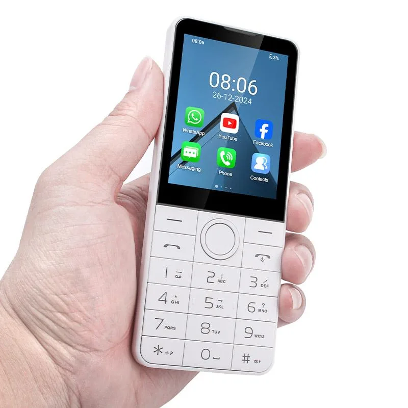 Telefon DOOV F22 Keypad Android 13 Playstore Slim Big Function NO Camera Ringgan/Light - Hitam - Speaker, Mic Mobile Phones Touch White Smartphone