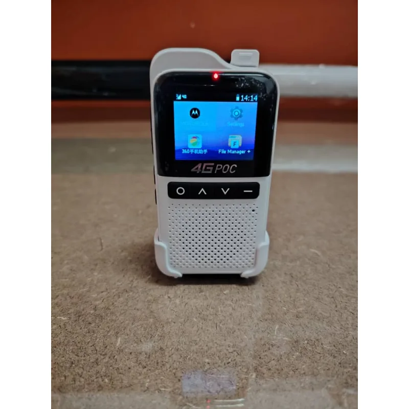 REDELL POC100 WHITE Zello Bluetooth Wifi Walkie Talkie 4G Mobile Phone Audio Talk Plastic Portable Wireless Device thumbnail 2