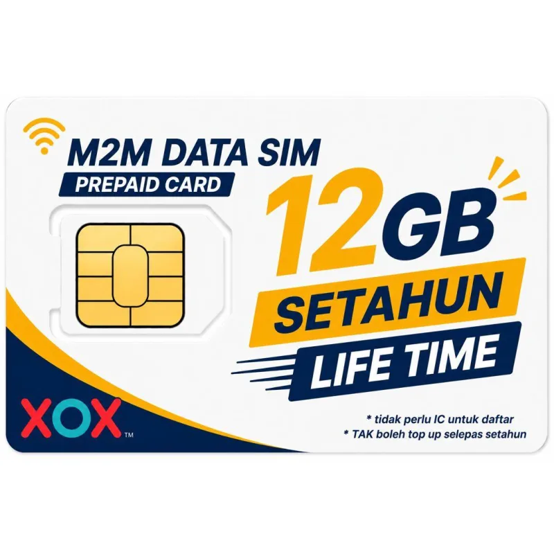 DATA 12GB atau 6GB terus pakai 1 tahun ONEXOX celcomdigi SIMKAD SETAHUN Prepaid Simcard Zello Walkie Talkie Tahan Lama Data Banyak Besar Mobile Phone Accessories Internet