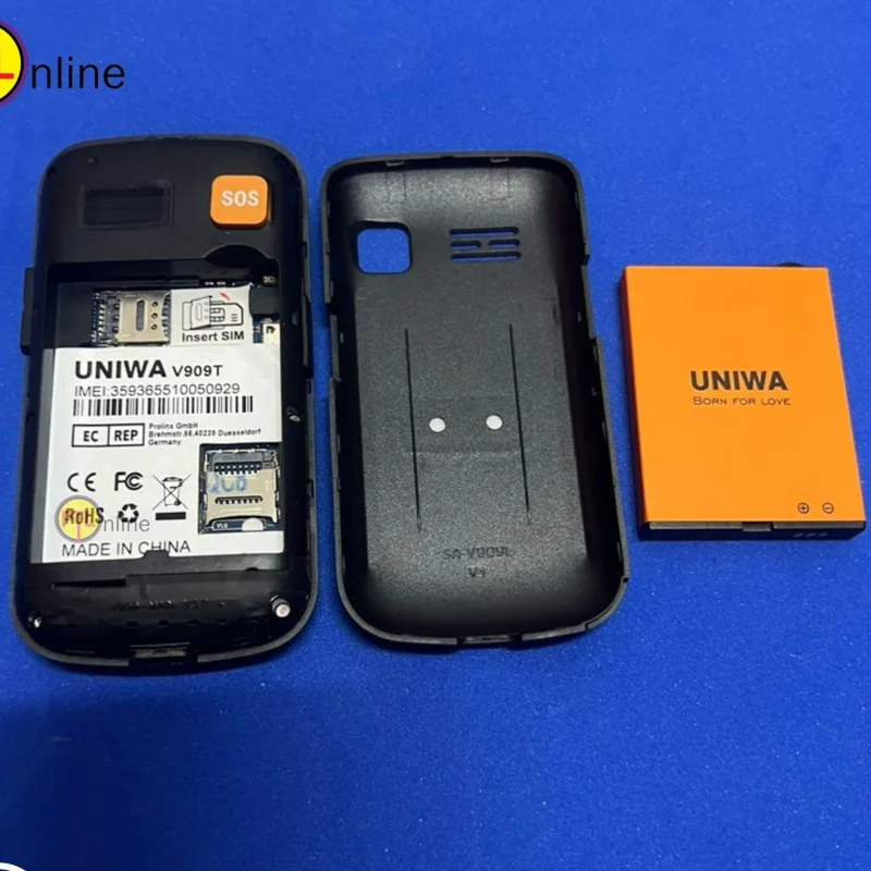 UNIWA V909T 2.8 Inches Double Screen VoLTE Flip 4G Feature Phone thumbnail 4