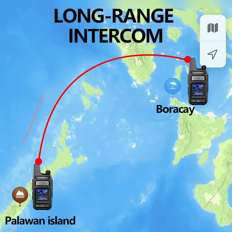 Kayotom T20 4G LTE POC Radio dengan 4D-LTE Jaringan CPU MDM9X07 Skrin Berwarna 1.44 Inci Kapasiti Bateri 4000mAh Sokongan Hingga 50 Kumpulan GPS Akurat Pemetaan dan Posisioning... thumbnail 5