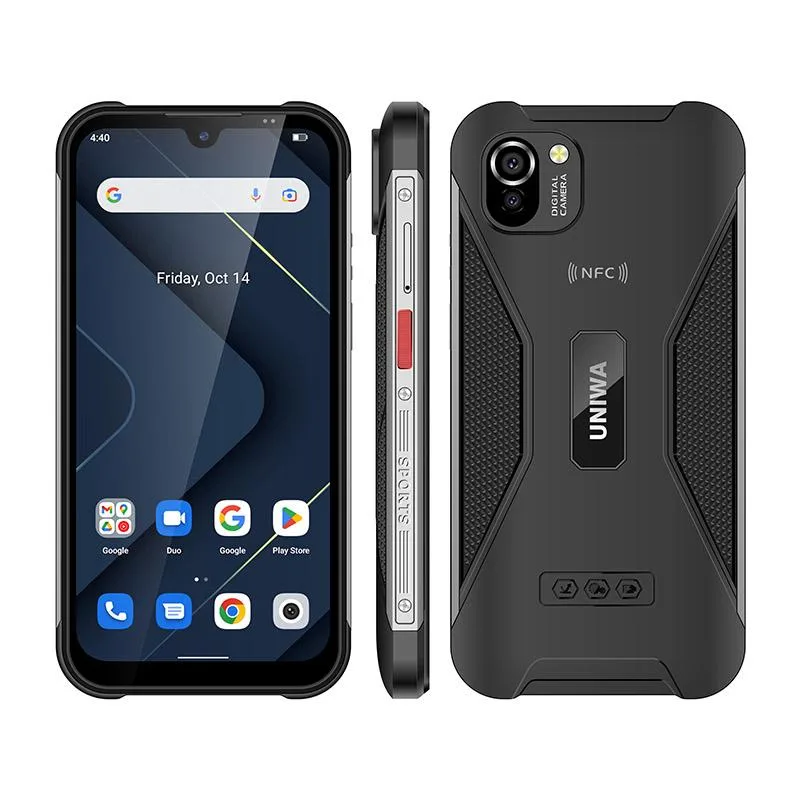 UNIWA W555 PTT Talkie Android 12 3+32 MT6761 Cortex-A53 quad core, up to 2.0GHz; GPU: PowerVR Rogue GE8300 Audio Walkie Black Electronic thumbnail 2