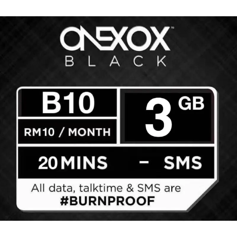 B10 SIMCARD XOX BEST UNTUK WALKIE TALKIE USAGE 3GB DATA DAN 20 MINUTE CALL thumbnail 5