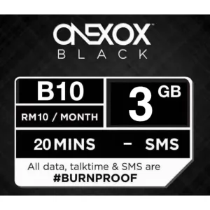 B10 SIMCARD XOX BEST UNTUK WALKIE TALKIE USAGE 3GB DATA DAN 20 MINUTE CALL