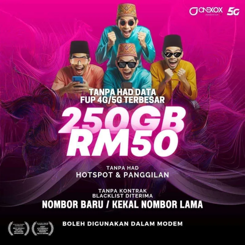 ONEXOX 5G B150 Unlimited Data Unlimited Speed Unlimited Call Phone Mobile thumbnail 3
