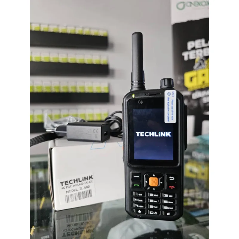 Talkie TECHLINK TL- 500 4G LTE Poc Radio 1GB RAM 8GB ROM Walkie Audio thumbnail 2