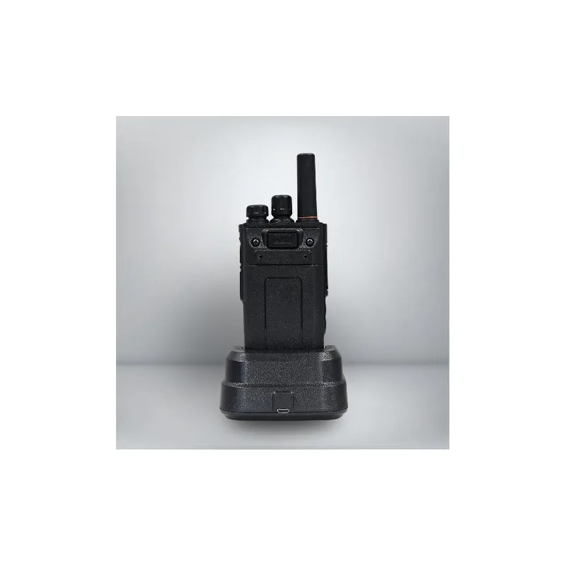 PTL M3 Zello Walkie Talkie dengan Skrin Sentuh 4G LTE Jaringan Kad Tunggal Radio Handheld Amplifier Audio Nirkabel Hitam SEKALI CAJ DUDUK set 6800mAh Bateri 9 Zello Bluetooth thumbnail 5