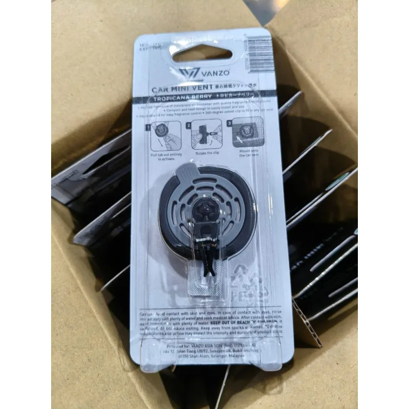 VANZO High performance air freshener CAR MINI VENT pewangi 30 hari 2.0ml Interior Kenderaan thumbnail 5
