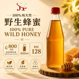 JY 100% Pure Wild Honey 650ml