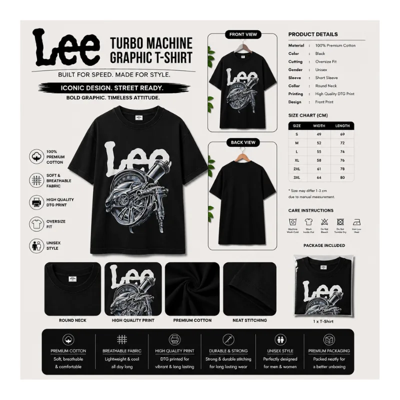LEE Turbo Machine Graphic T-Shirt thumbnail 2