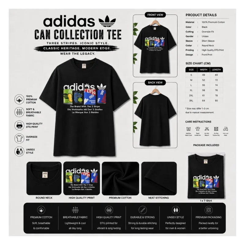 ADIDAS CAN COLLECTION TEE – Oversize Graphic T-Shirt thumbnail 2