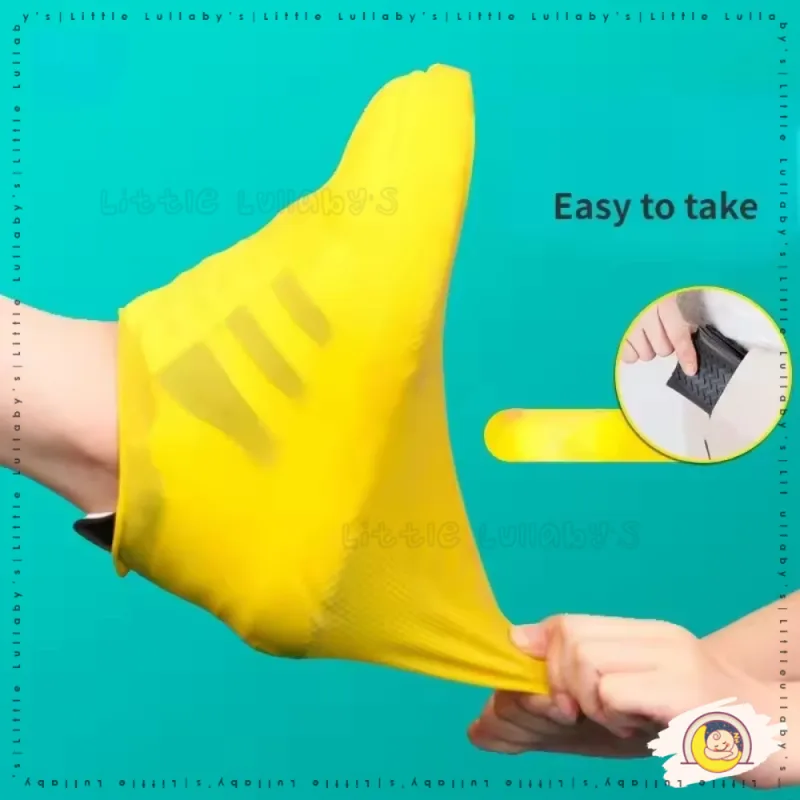 Sarung Kasut Hujan Silicone Kalis Air Reusable Shoe Cover Waterproof Latex Kasut Protector Outdoor thumbnail 5