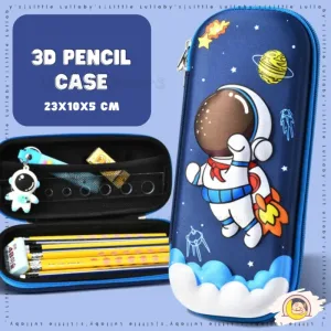 3D Cartoon Pencil Case Beg Pensel Creative Pen Bag Stationery Bag Pencil Pen Case