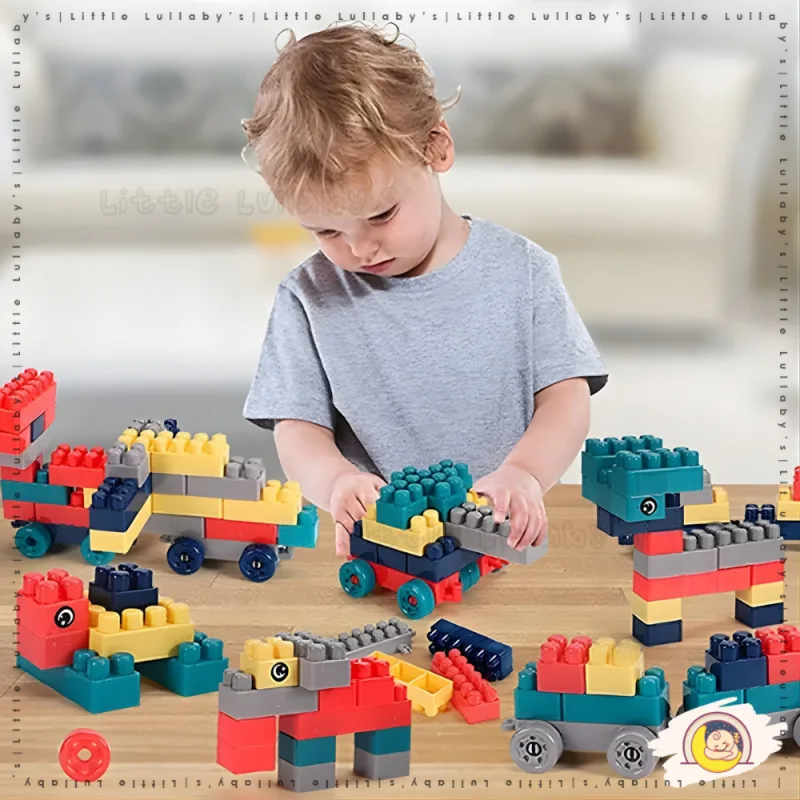 Building Blocks Educational Toys Baby Creative Blok Mainan Kanak Budak Belajar